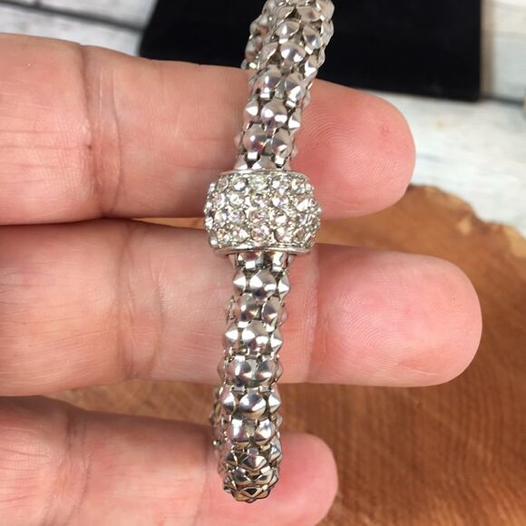 4 Stretch Bracelets in Various Styles Crystal, Animal Print, Bling‎ - Picture 13 of 13